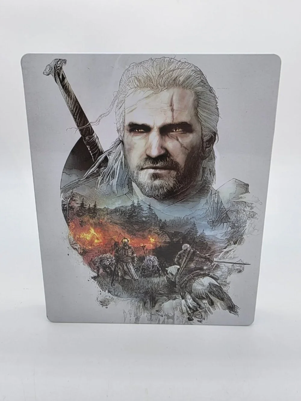 The Witcher III Wild Hunt Xbox One Collectors Edition Steel Case with Soundtrack